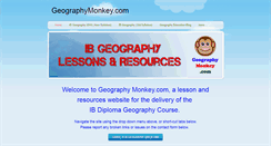Desktop Screenshot of geographymonkey.com